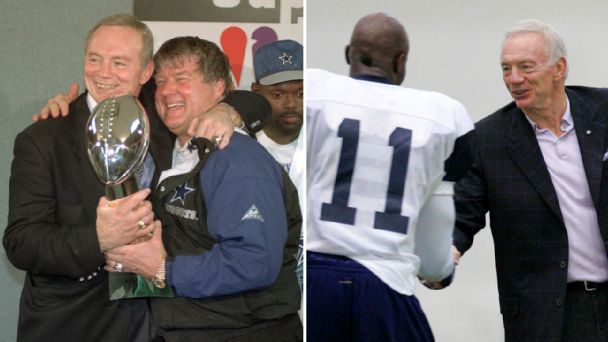 Jerry Jones and Jimmy Johnson/Jerry Jones and Roy Williams