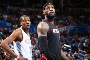 LeBron James and Kevin Durant