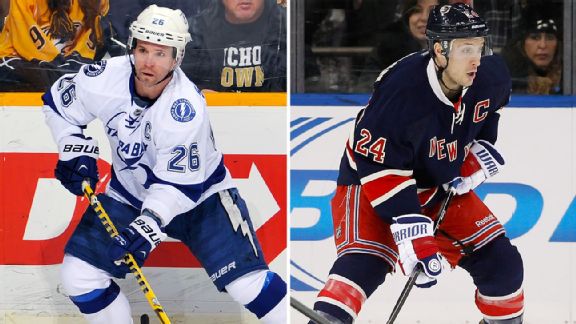 Martin St. Louis, Ryan Callahan