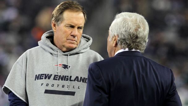 Bill Belichick and Robert Kraft