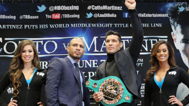 Miguel Cotto and Sergio Martinez