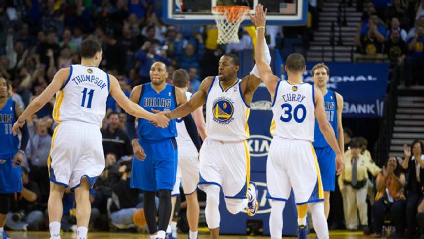 Golden State Warrior celebrate