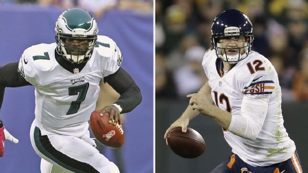 Michael Vick and Josh McCown