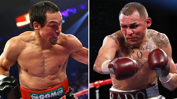 Juan Manuel Marquez and Mike Alvarado
