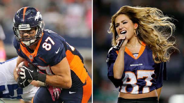 Eric Decker and Jessica Rose James
