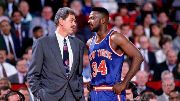Phil Jackson and Charles Oakley