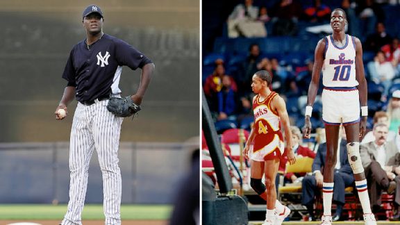 Michael Pineda and Manute Bol