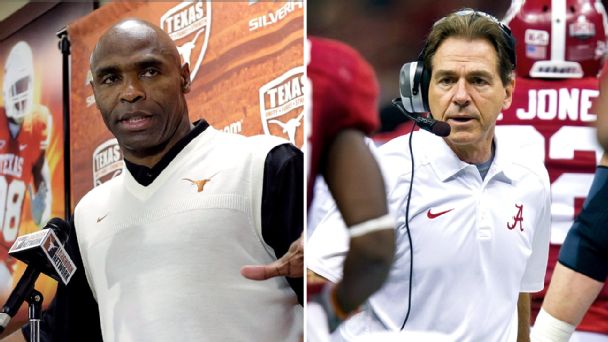 Charlie Strong, Nick Saban