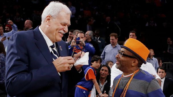 Phil Jackson and Spike Lee