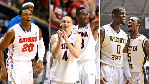 Florida, Arizona, Wichita State