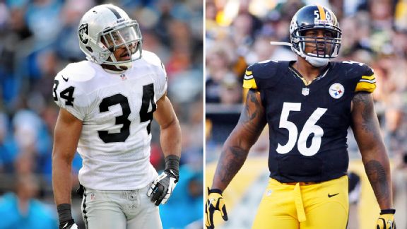 Mike Mitchell, LaMarr Woodley