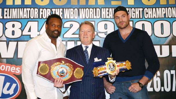 Dereck Chisora and Tyson Fury