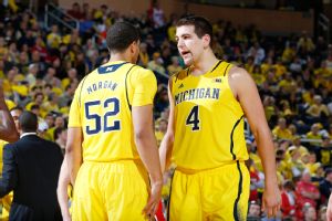 Mitch McGary and Jordan Morgan