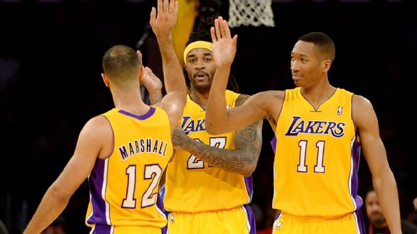 Lakers celebrate