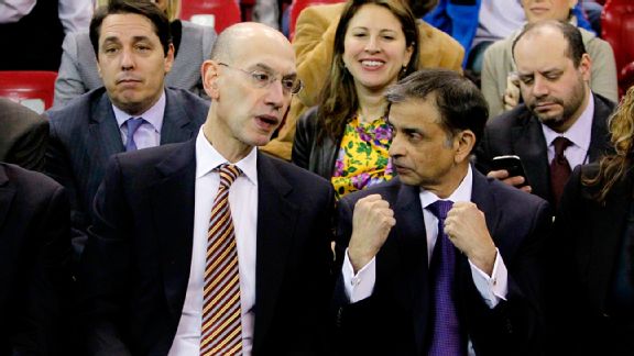 Adam Silver and Vivek Ranadive