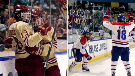Johnny Gaudreau, Joseph Pendenza, A.J. White, Teddy Doherty, Bill Arnold