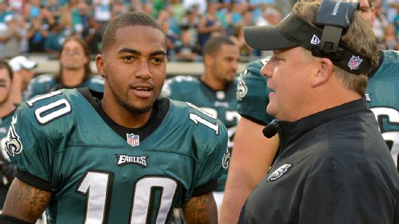 Chip Kelly and DeSean Jackson