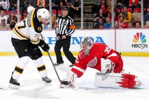 Patrice Bergeron, Jimmy Howard