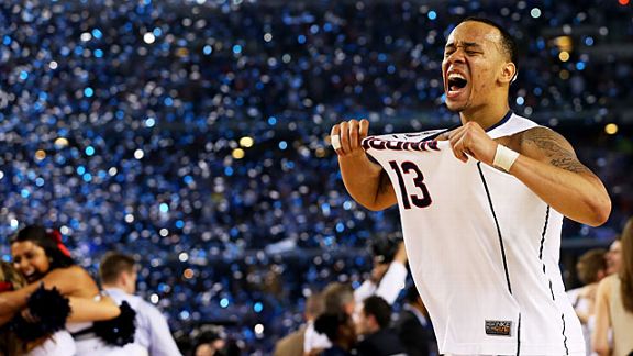 Shabazz Napier #13 of the Connecticut Huskies