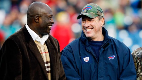 Bruce Smith and Jim Kelly