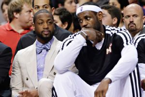 LeBron James and Dwyane Wade