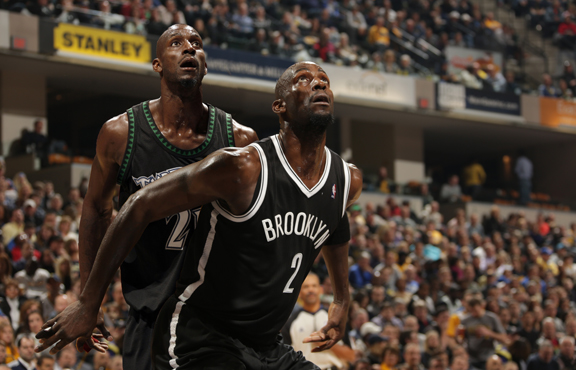 Kevin Garnett of the Brooklyn Nets, then and now