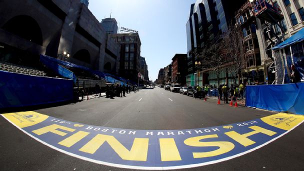 Boston Marathon Finish Line