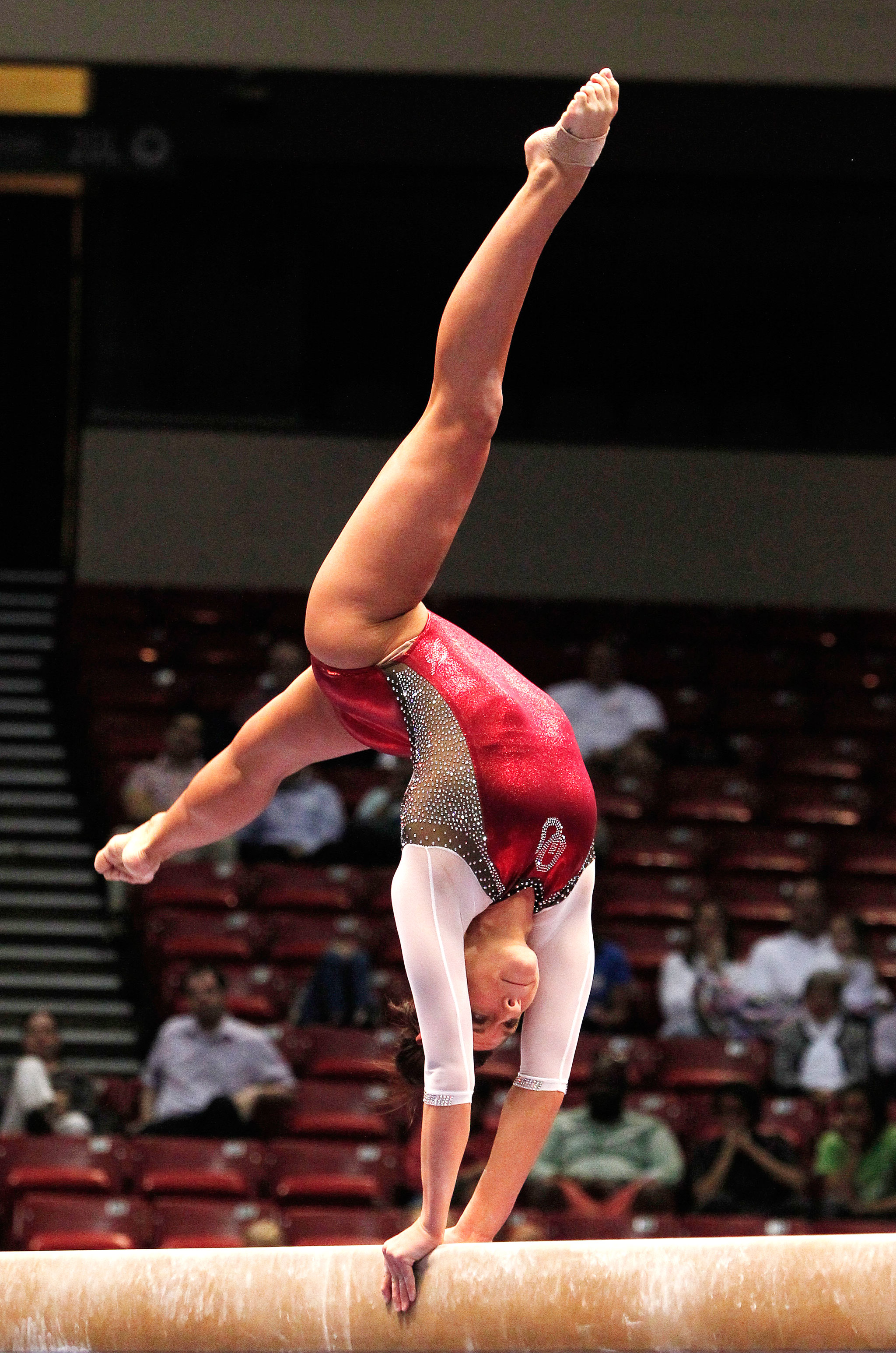 Oklahomas Taylor Spears Espnw 2014 Ncaa Womens Gymnastics 