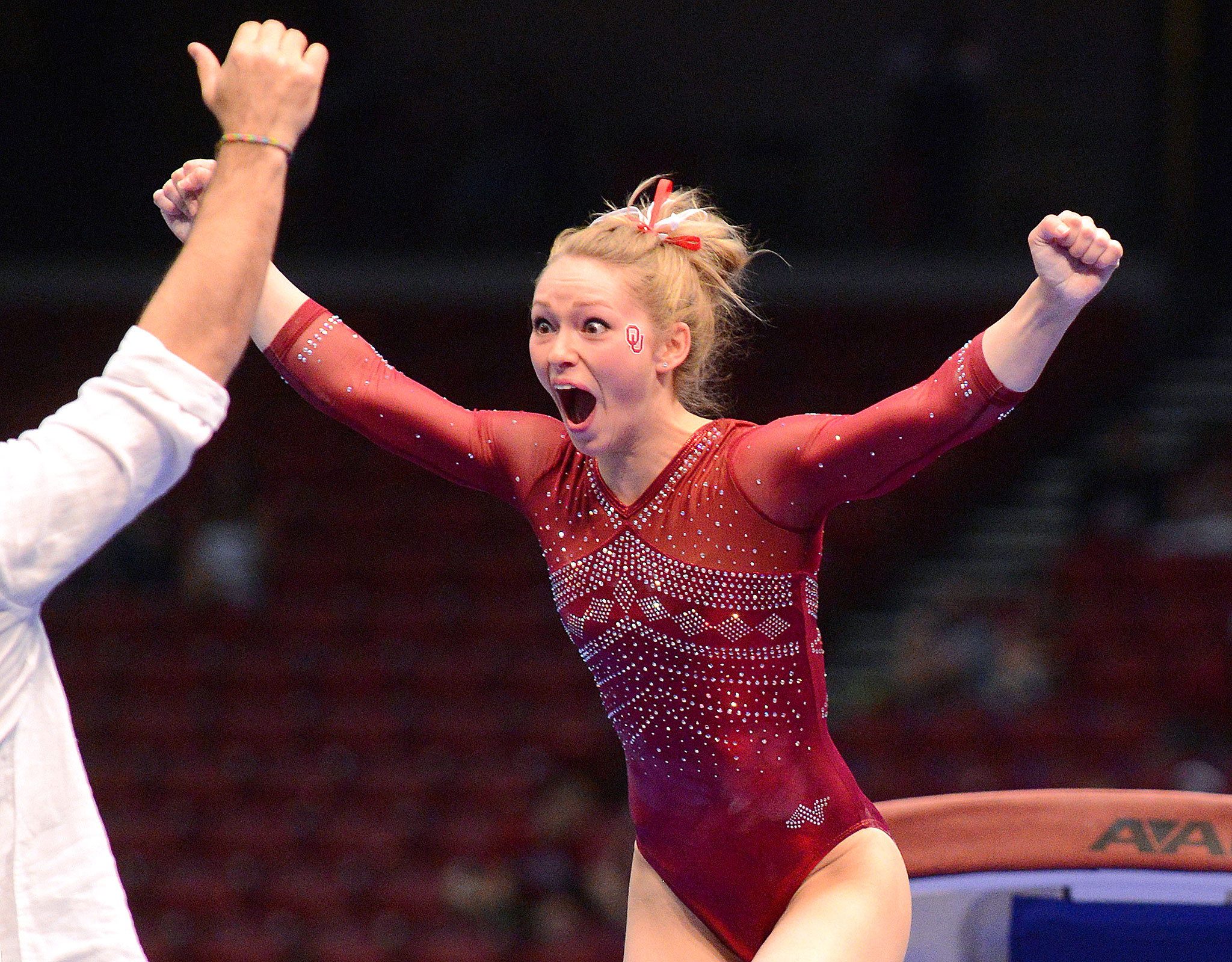 Oklahoma's Kaley Scaman espnW 2014 NCAA women's gymnastics