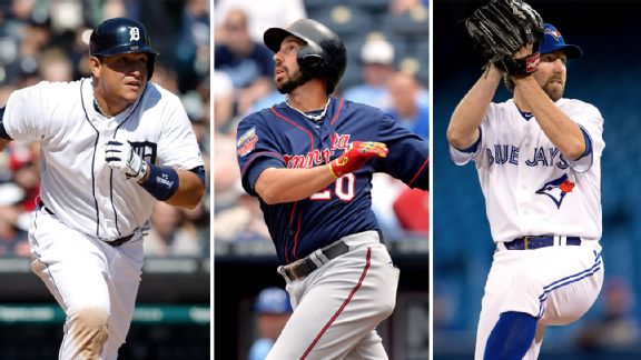 Colabello, Cabrera, Dickey