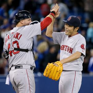 Koji Uehara, A.J. Pierzynski