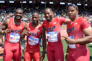 Justin Gatlin, Charles Silmon, Rakieem Salaam, Walter Dix