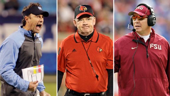 Larry Fedora, Bobby Petrino, Jimbo Fisher