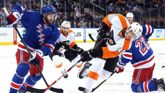 Rangers vs. Flyers