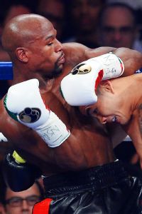 Floyd Mayweather Jr. and Marcos Maidana