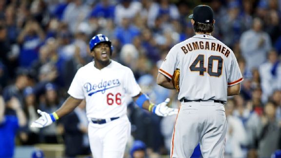 Puig Bumgarner cuadrangular