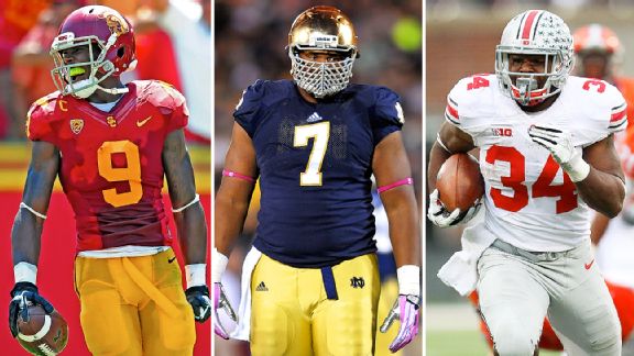 Marqise Lee, Stephon Tuitt, and Carlos Hyde
