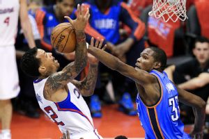 Matt Barnes and Kevin Durant