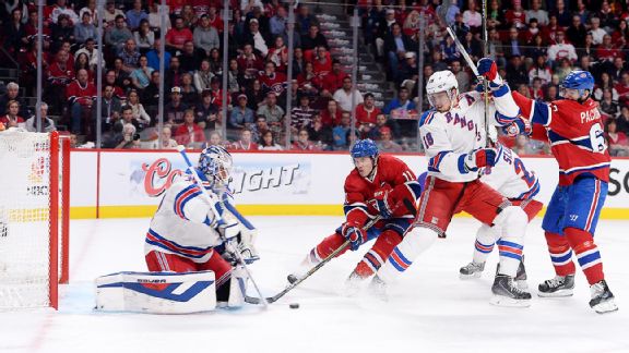Henrik Lundqvist, Marc Staal, Brendan Gallagher, Max Pacioretty