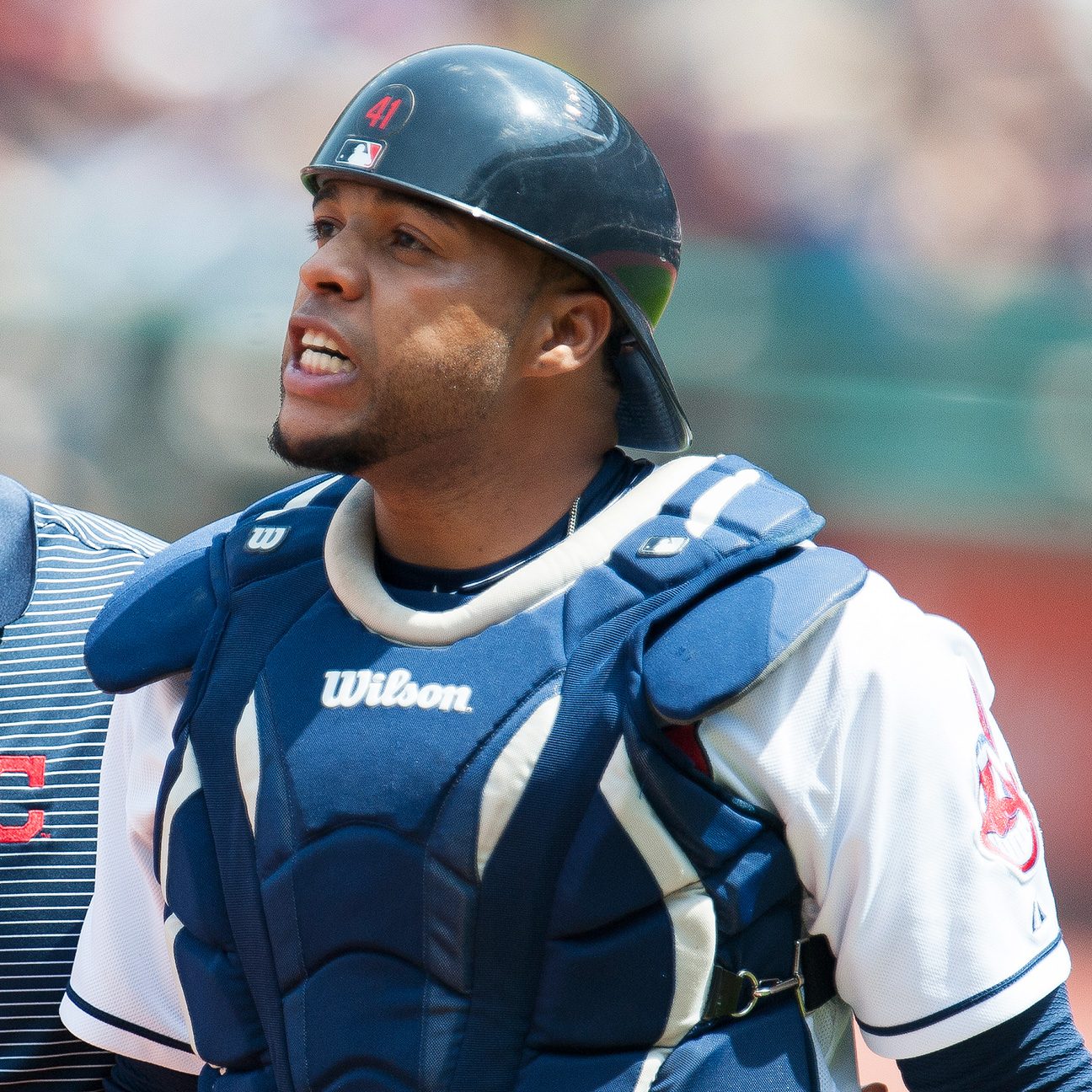 Carlos Santana of Cleveland Indians to be evaluated for concussionlike