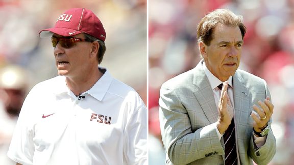 Jimbo Fisher, Nick Saban