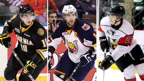 Jonathan Drouin, Aaron Ekblad and Nail Yakupov