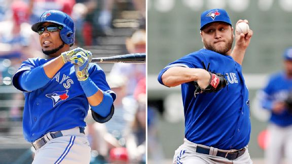 Edwin Encarnacion and Mark Buehrle