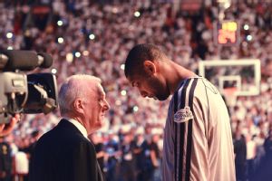 Gregg Popovich and Tim Duncan