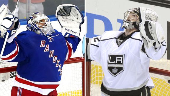 Henrik Lundqvist and Jonathan Quick