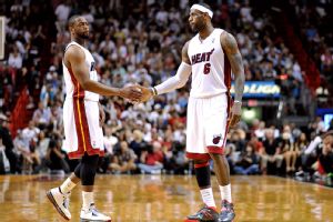 Dwyane Wade and LeBron James