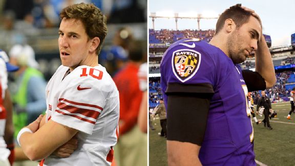 Eli Manning and Joe Flacco