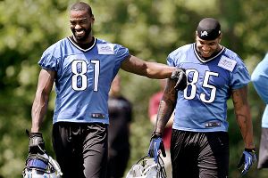Calvin Johnson and Eric Ebron