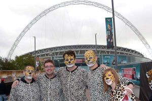 Jacksonville Jaguars fans in London