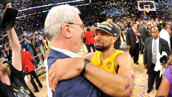 Phil Jackson and Derek Fisher